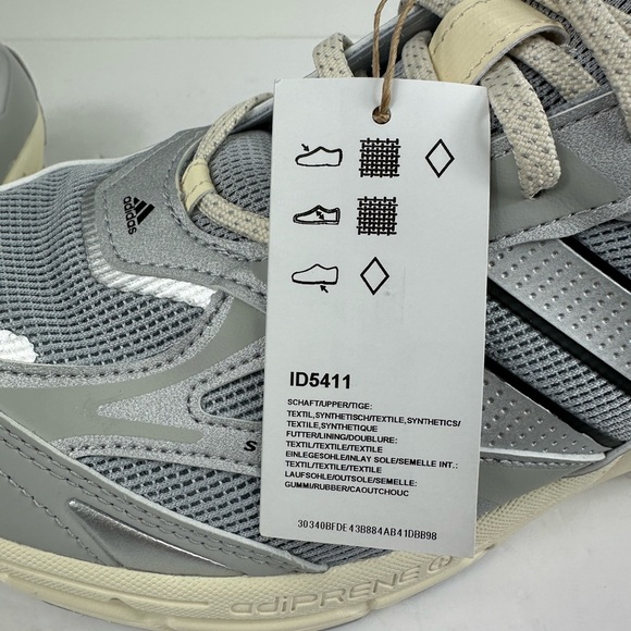 Men Adidas Spiritian 2000 Matte Silver/Silver Metallic/Gray Size 11.5 (ID5411) - Picture 9 of 11